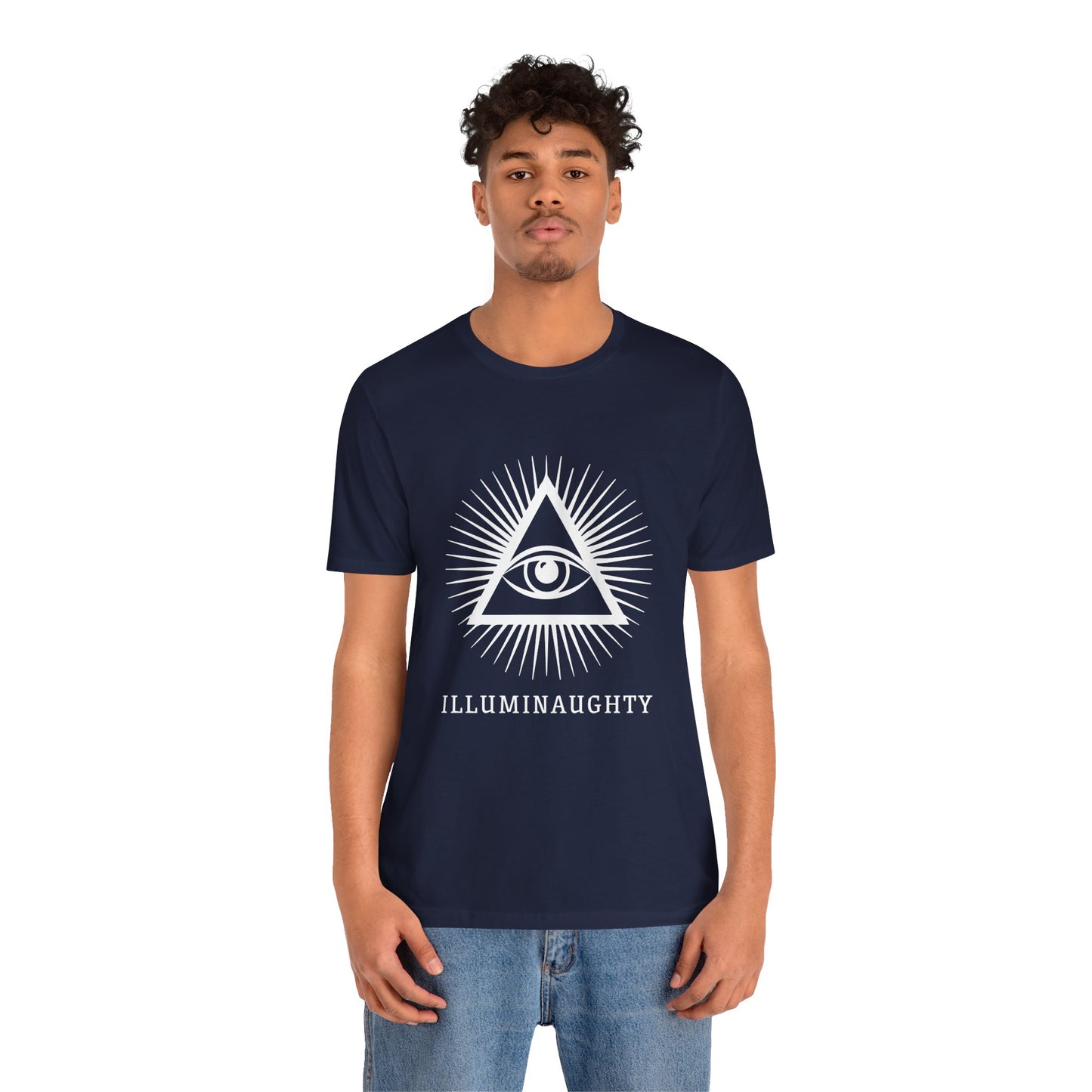 Illuminaughty Unisex Jersey Tee, Casual Style T-Shirt for Everyday Wear, Perfect for Gifts, Comfortable Cotton Top