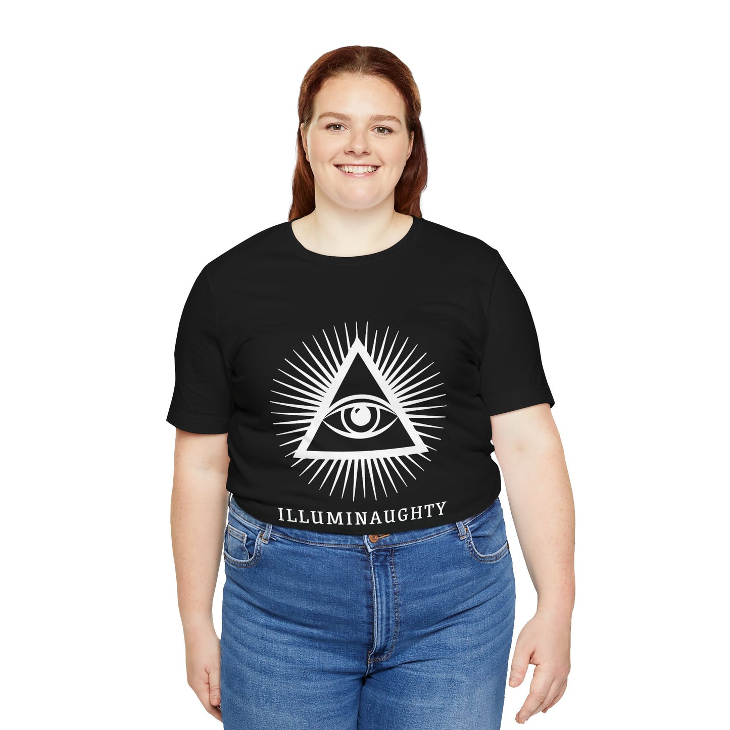 Illuminaughty Unisex Jersey Tee, Casual Style T-Shirt for Everyday Wear, Perfect for Gifts, Comfortable Cotton Top