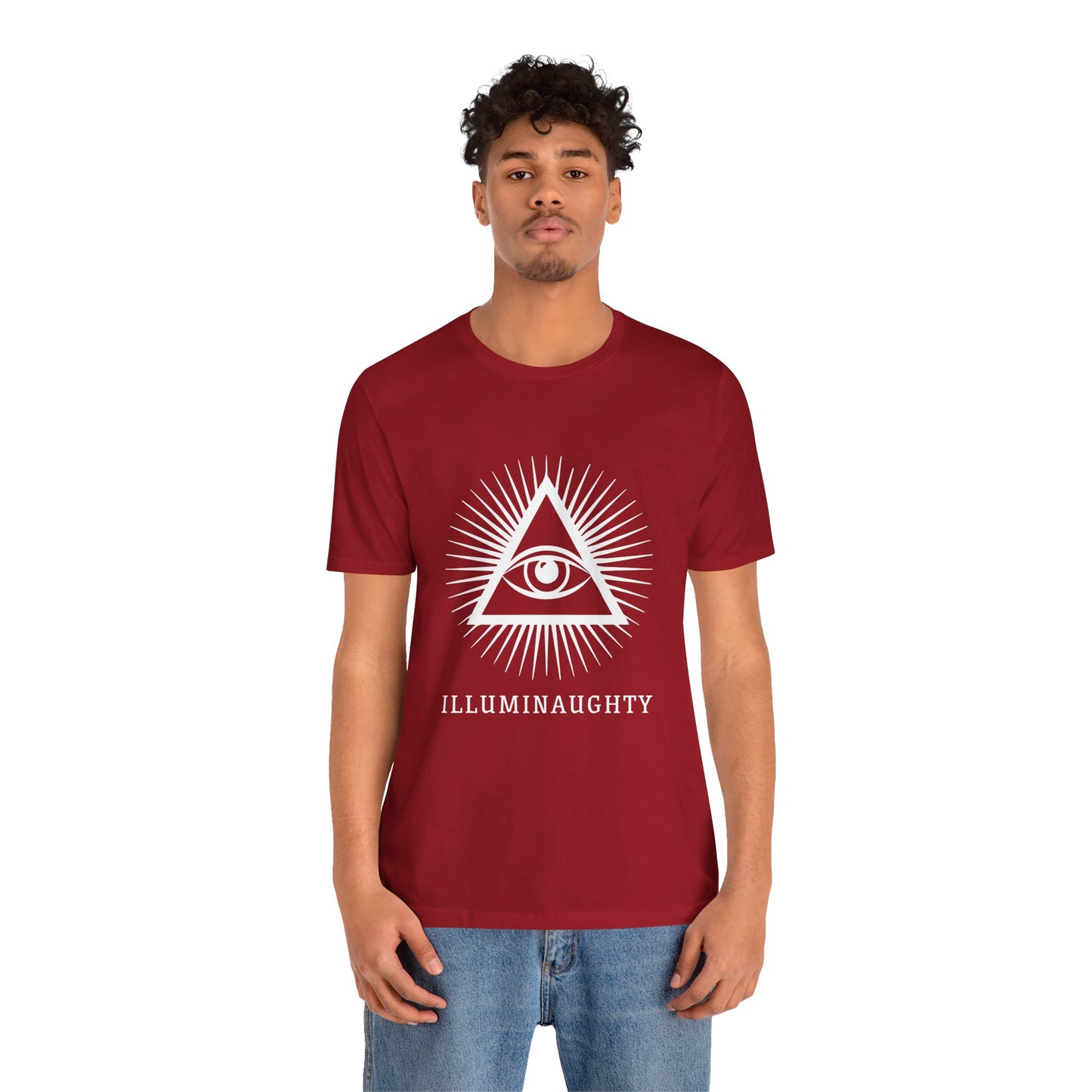 Illuminaughty Unisex Jersey Tee, Casual Style T-Shirt for Everyday Wear, Perfect for Gifts, Comfortable Cotton Top