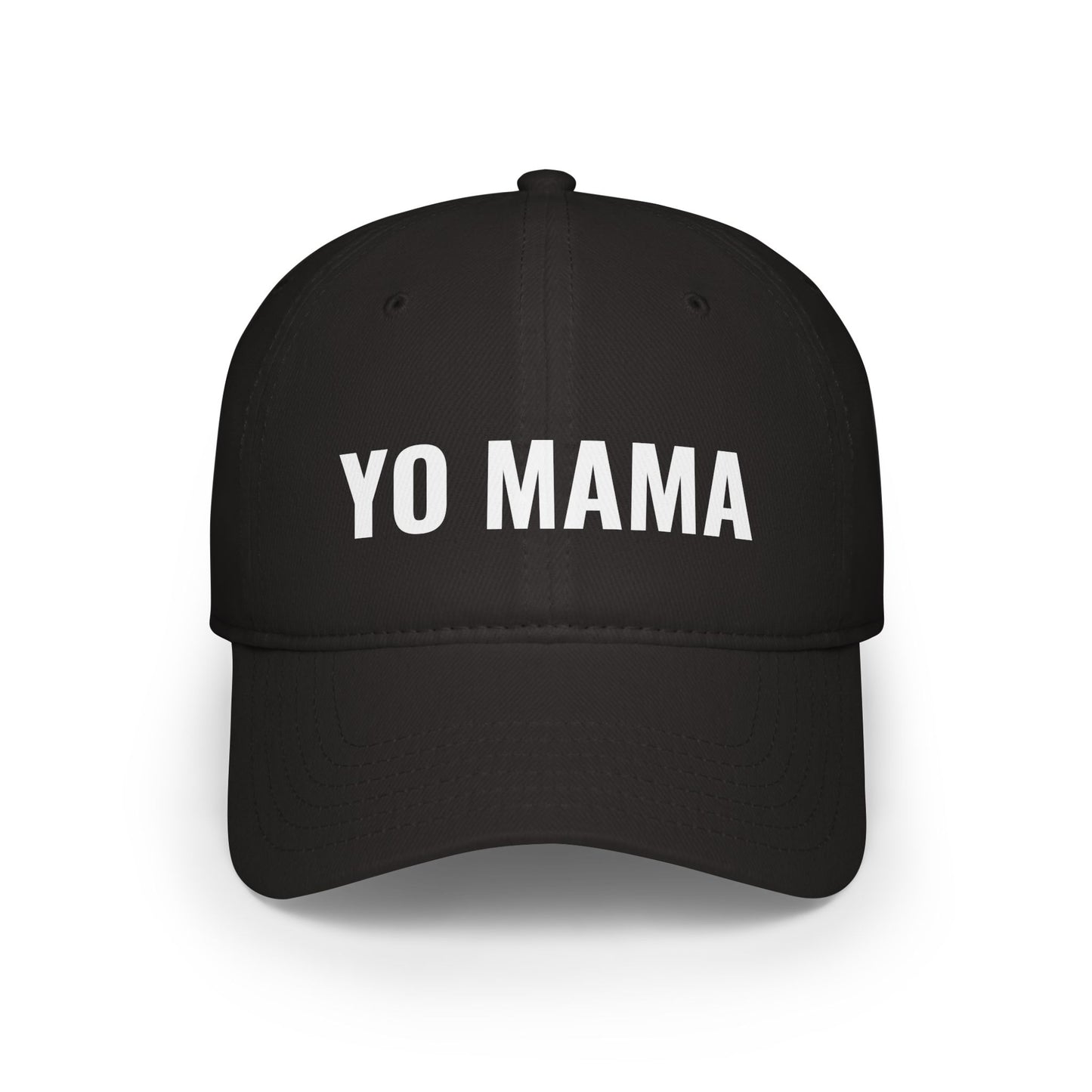Funny YO MAMA Low Profile Baseball Cap, Gift for Him or Her, Casual Hat, Outdoor Accessories, Birthday or Holiday Gift