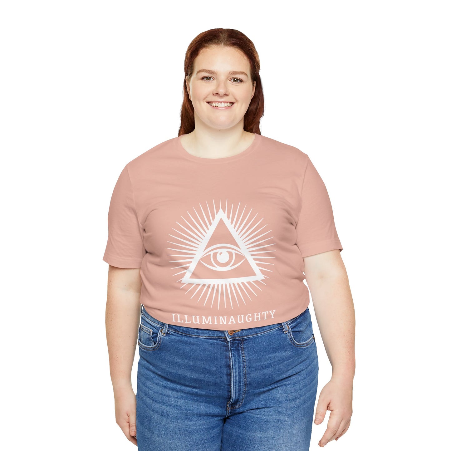 Illuminaughty Unisex Jersey Tee, Casual Style T-Shirt for Everyday Wear, Perfect for Gifts, Comfortable Cotton Top