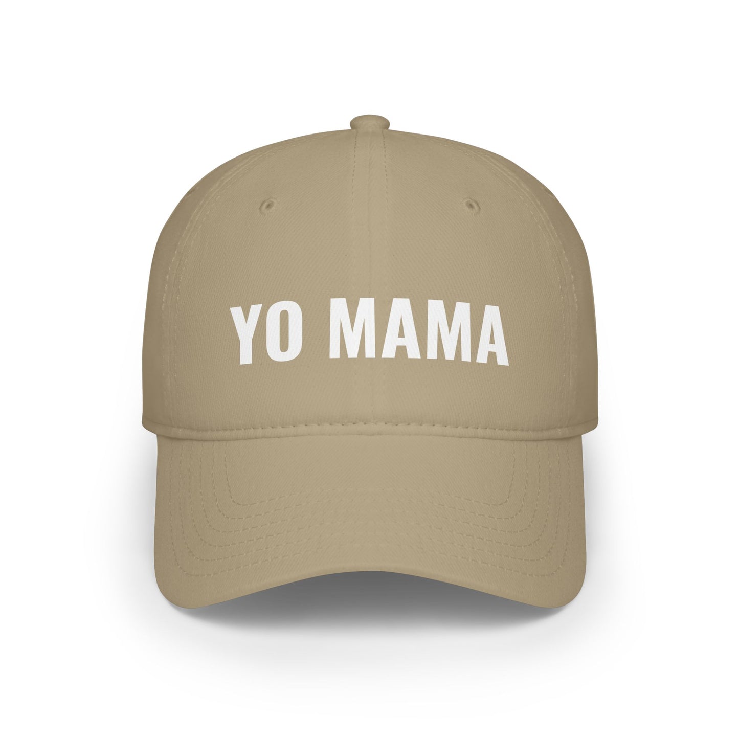 Funny YO MAMA Low Profile Baseball Cap, Gift for Him or Her, Casual Hat, Outdoor Accessories, Birthday or Holiday Gift